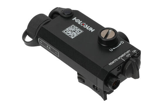 Holosun LS117IR IR laser sight is powered by a single AA battery